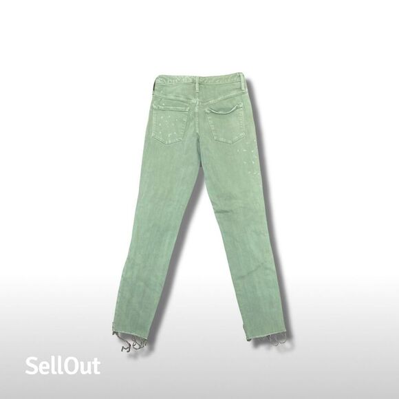 Mossimo Women's High Rise Jegging Crop Jeans Green Size 00 - Picture 5 of 5